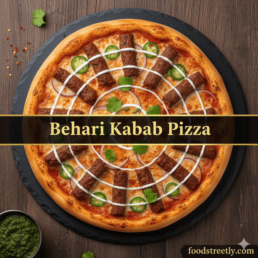 Behari Kabab Pizza Behari Kabab Pizza