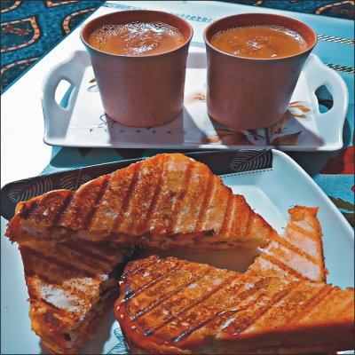 Tea with Sandwich Tea with Sandwich